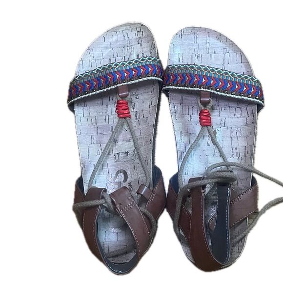 Circus Sam Edelman Kerri Tassel Gladiator Sandals Size 8 - Picture 7 of 10